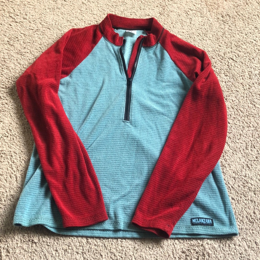 Melanzana 3/4 Zip Microgrid Fleece - Women’s L